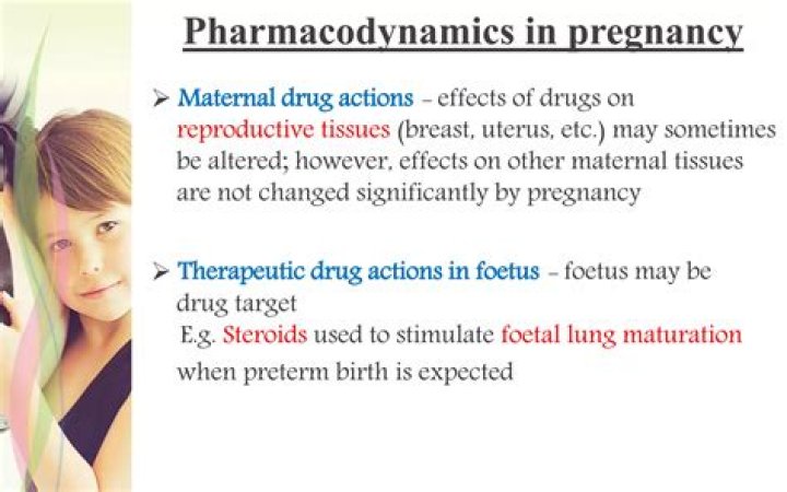 How pharmacodynamics is altered during pregnancy?