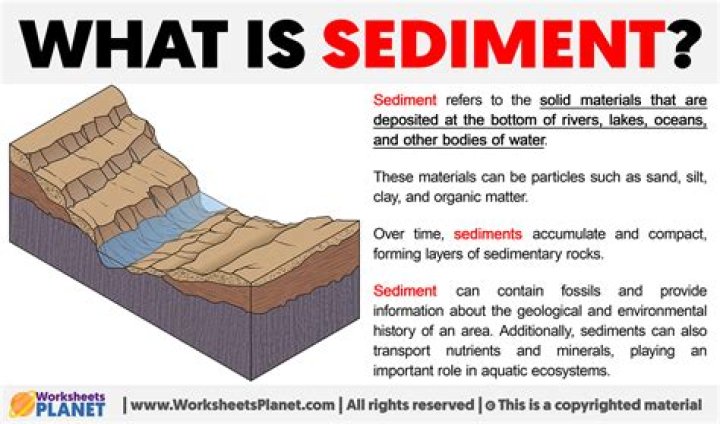 Where are sediments found?